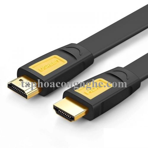 Ugreen 10167 5M màu Vàng Cáp tín hiệu HDMI chuẩn 1.4 hỗ trợ phân giải 4K * 2K HD101 30010167